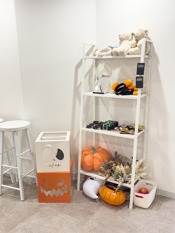 撮影ブースAにある小物