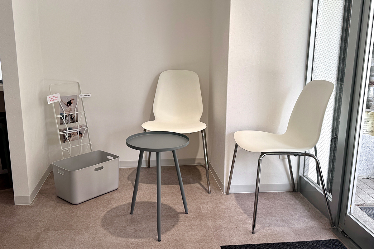 セルフ写真館エフノイチの待合室