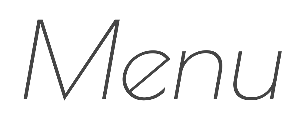 メニューの見出し画像